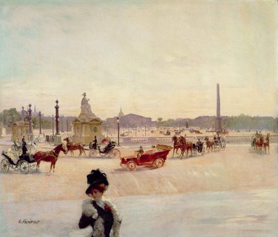 Place de la Concorde, Paris by Georges Fraipont